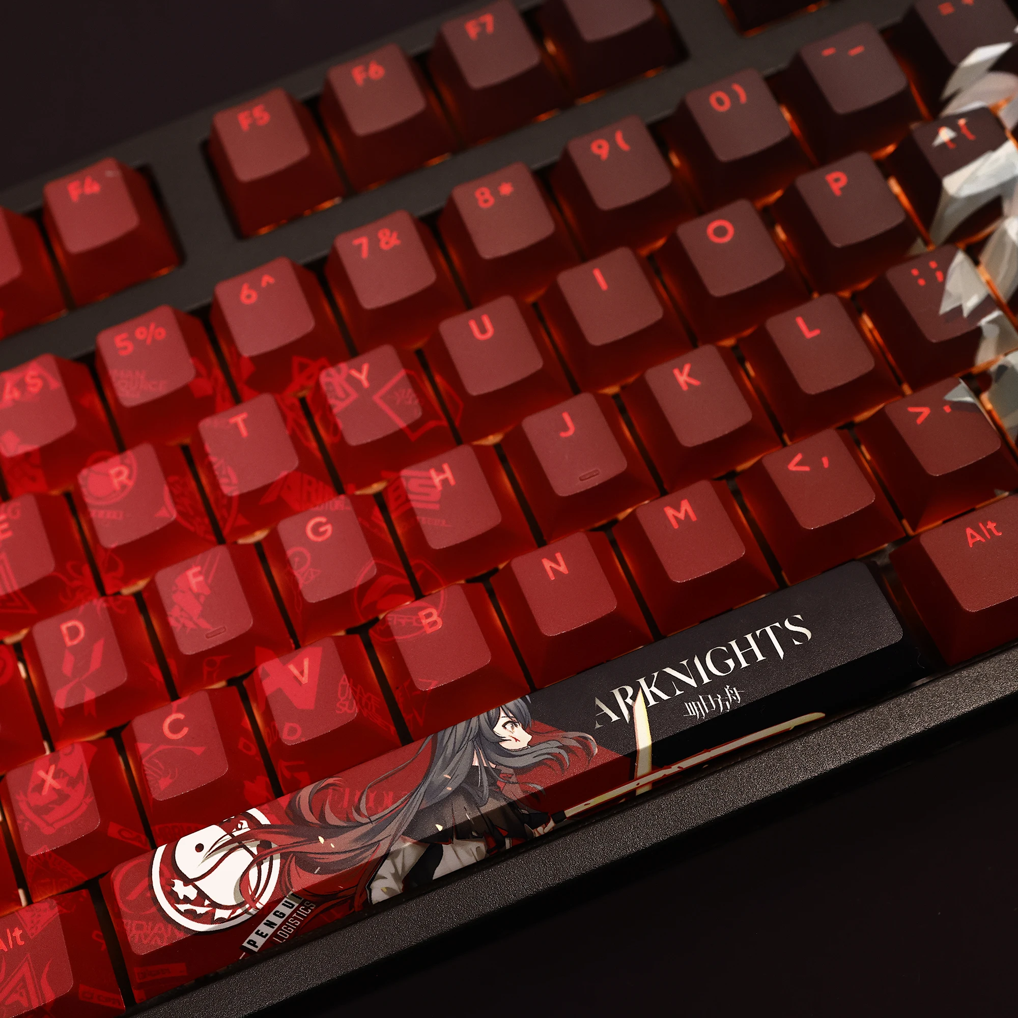 108keys/set arknights Texas Lá omertosa PBT keycaps Anime játékok Szépség Elárusítónő kulcs sapkák Szármaró Magaslat számára DIY Gépi keyboards