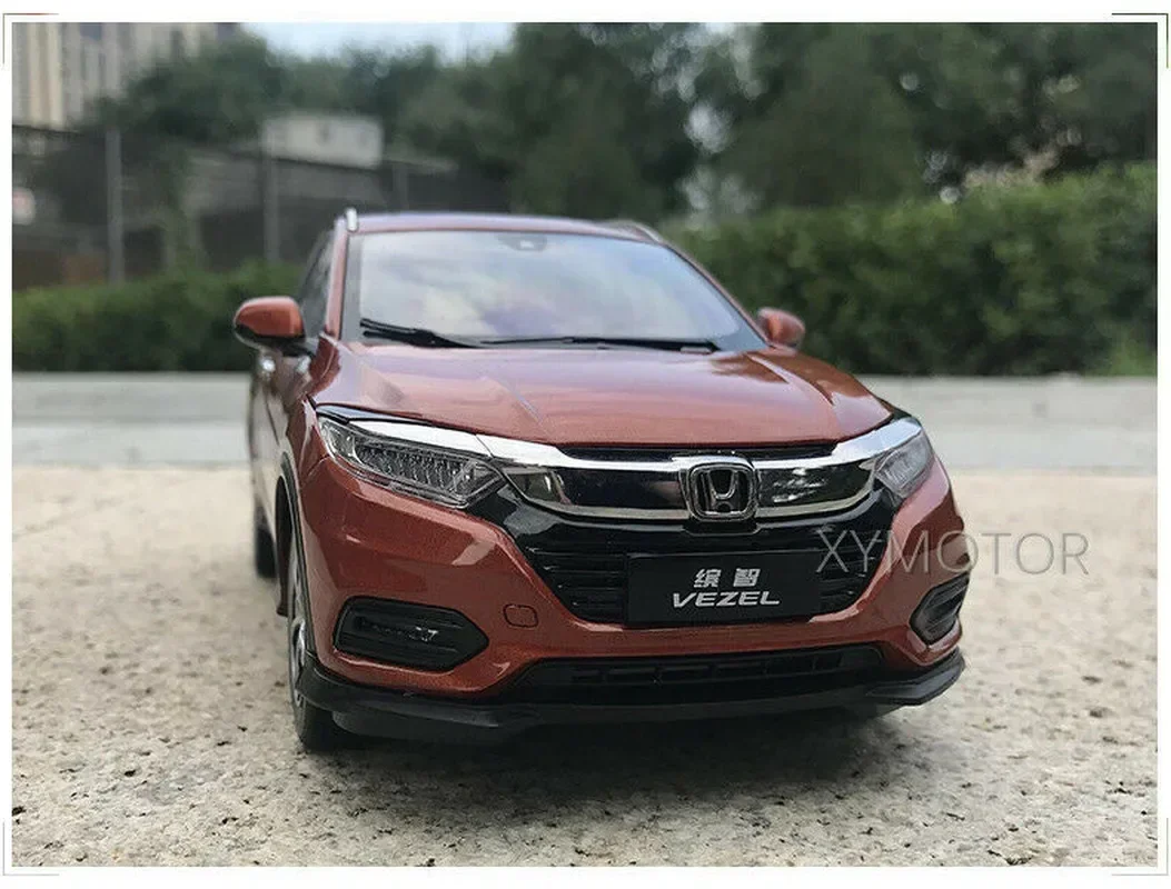 1/18 For Honda VEZEL 2019 Diecast Metal Car Model Kids toys Gifts Collection For display Orange/Purple Metal,Plastic,Rubber