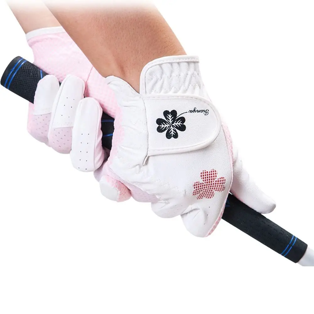 Breathable Women's Golf Gloves Wear Resistant Non-slip Sport Gloves Soft Elastic Full Finger Golf Gloves Golfer Gift