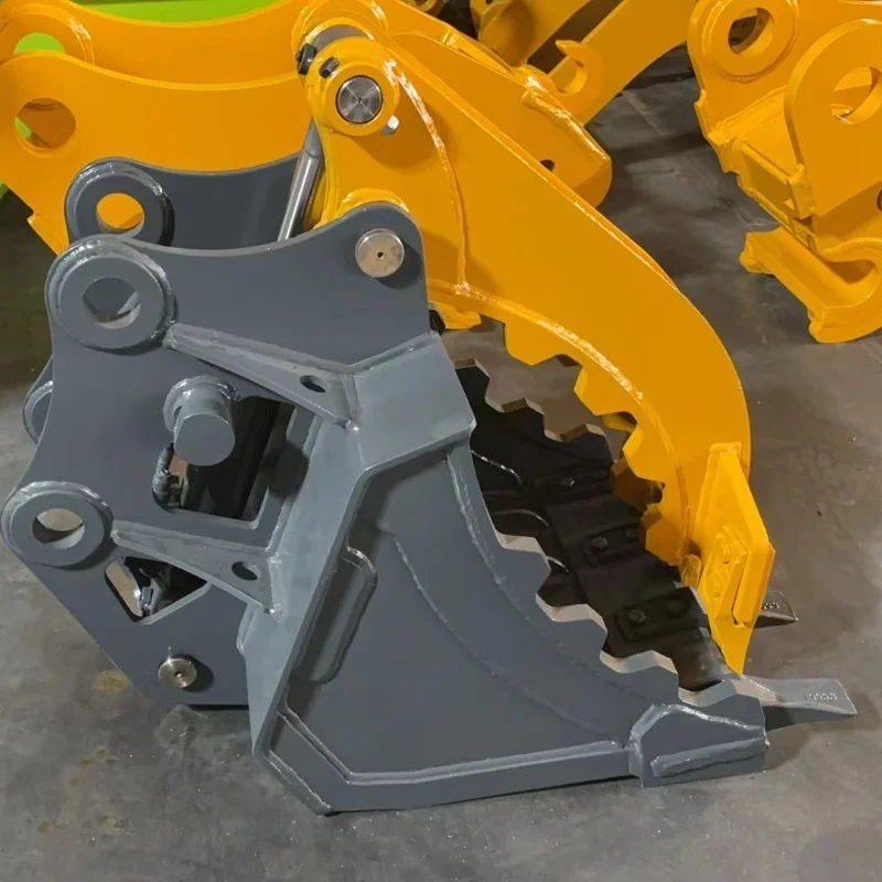 Q355 Steel Excavator Grab Bucket: Clean Debris, Load Garbage with Bidirectional Foot Valve