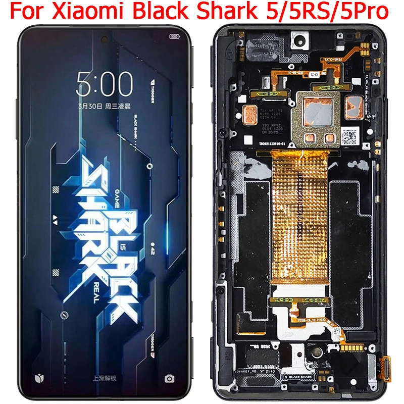 For Xiaomi Black Shark 5 Pro 5RS Display LCD Screen With Frame 6.67