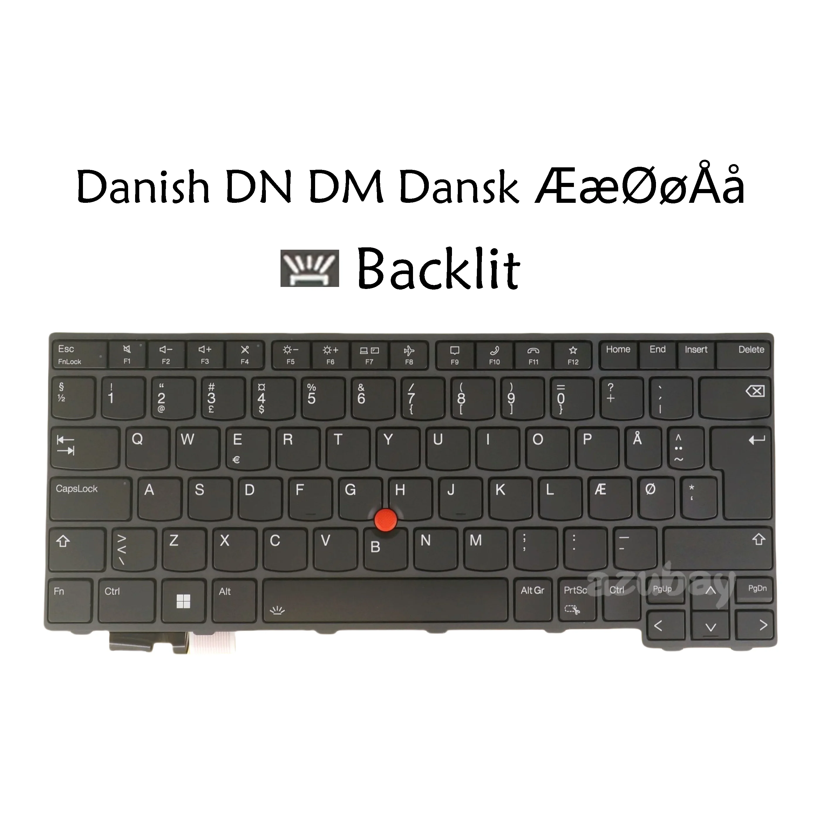 

Danish Backlit Laptop Keyboard For Lenovo ThinkPad T14 Gen 3 / Gen 4, P14s Gen3/ Gen4, L14 Gen3/ Gen4, 21AH 21AJ 21CF 21CG 21HD