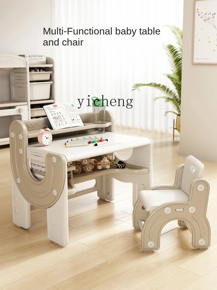 Tqh Kinderen Studie Bureau Baby Bureau Baby Tekentafel Schrijf Bureau Multifunctionele Tafel Pinda Tafel Pak