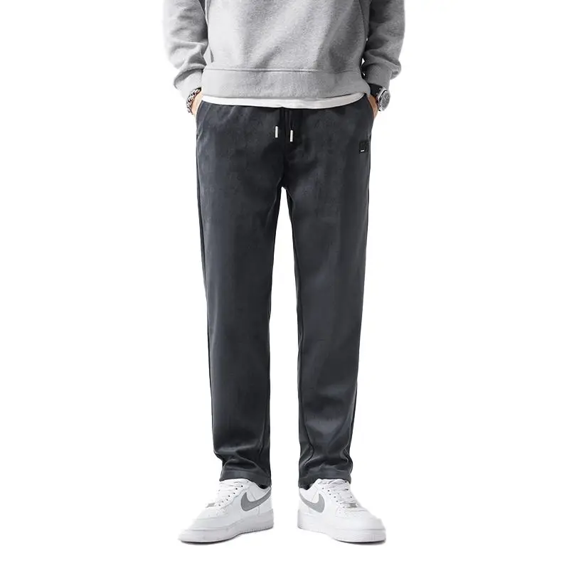 عالية الجودة ماركة الملابس الخريف الشتاء مريحة سروال قصير سراويل تقليدية الرجال مرونة الخصر سميكة في الهواء الطلق الركض السراويل الذكور 4XL #6