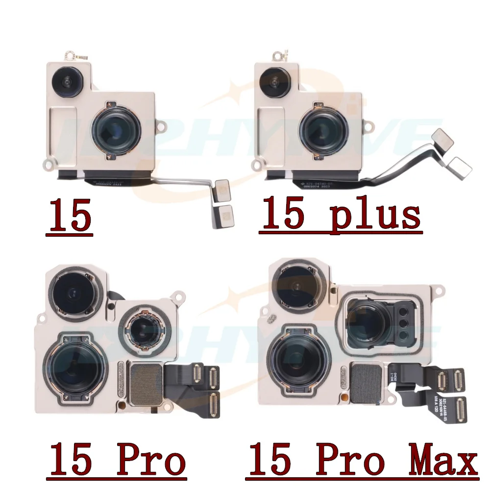 

Rear Camera Module For iPhone 15 Pro Max 15pro 15plus 15 Plus Back Facing Camera Flex Cable Replacement Parts