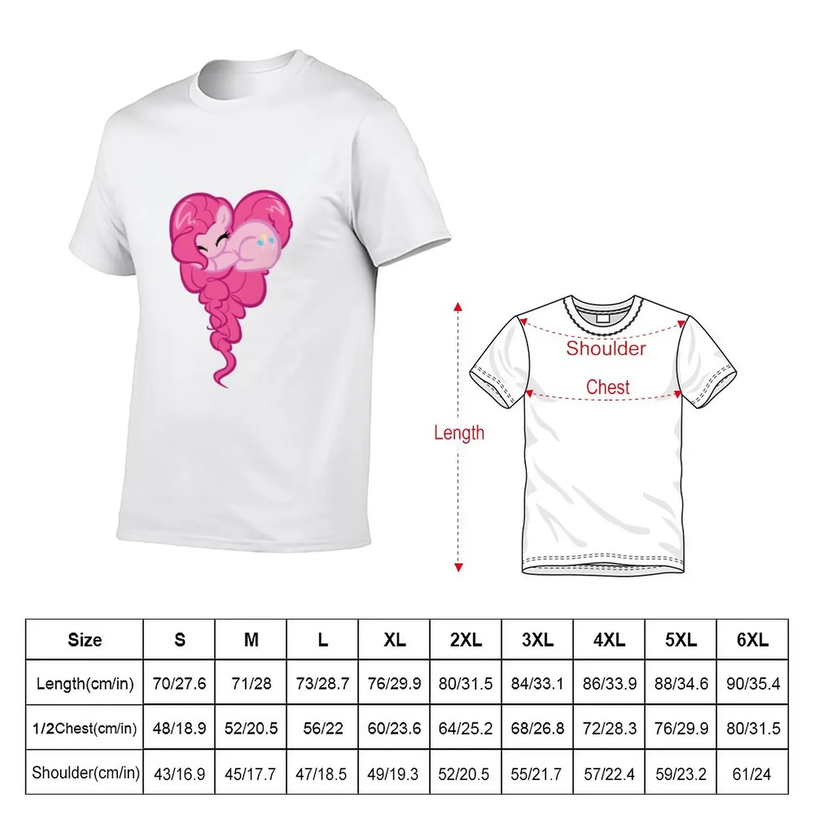 Heart Of Pinkie Pie T-Shirt vintage clothes customizeds t shirts for men pack