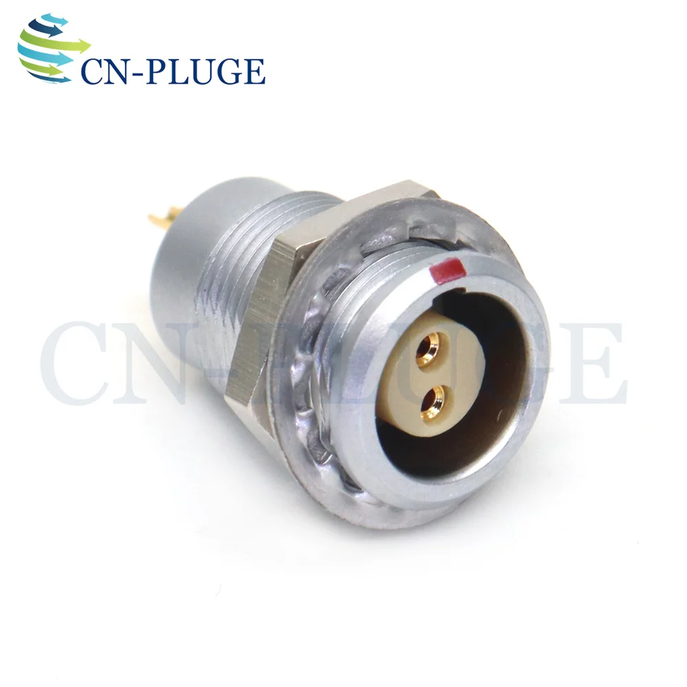 0B FGG 2pin Connector ECG/EGG Socket, for Vaxis, Teradek Bolt Pro， Wireless image Transmission Power Plug