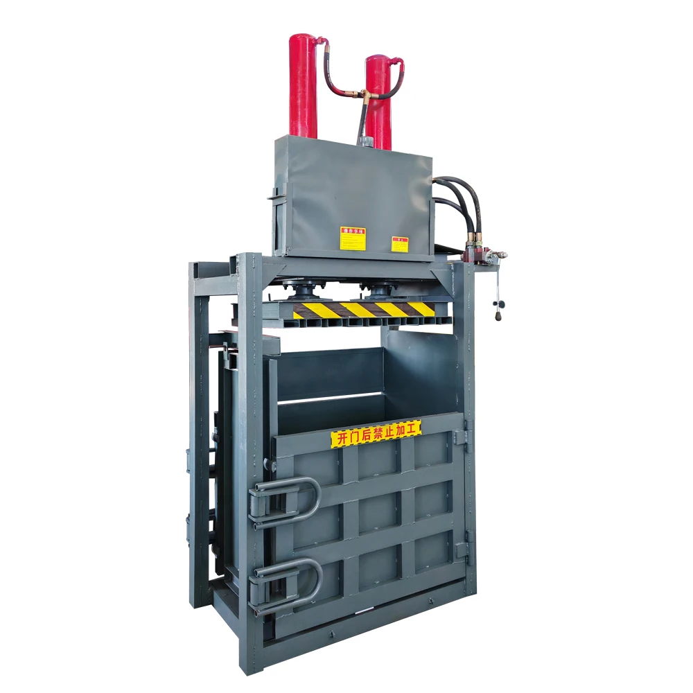 Customizable Vertical Hydraulic Baler For Compressing Paint Buckets