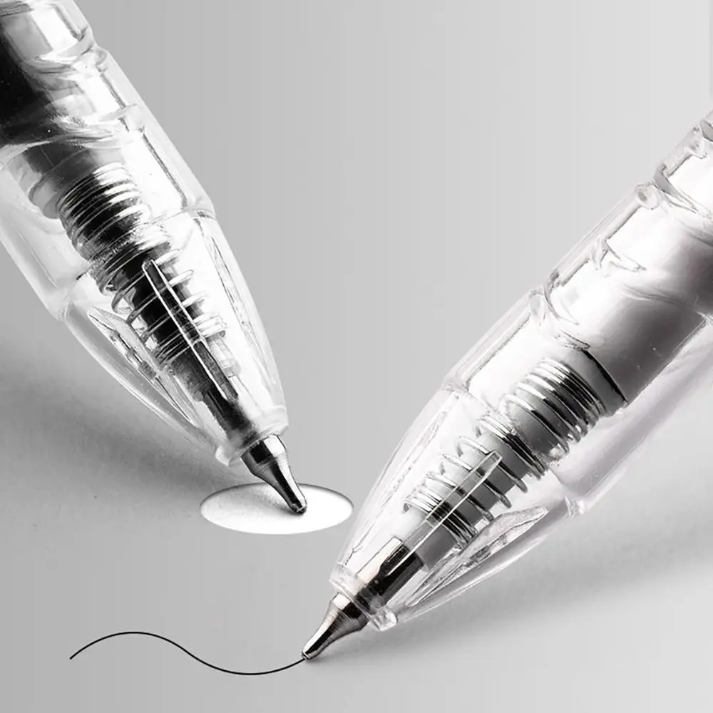 

Мультяшная шариковая ручка с черными/синими/красными чернилами, быстросохнущая, в форме бутылки, гелевая, с двойным наконечником CS, для подписи, школьные и офисные принадлежности