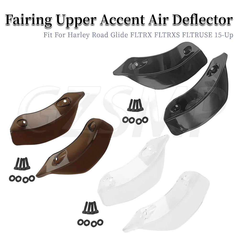 

Motorcycle Upper Fairing Accents Air Wind Deflector Fit for Harley Road Glide FLTRX 2015-2023 Limited FLTRK
