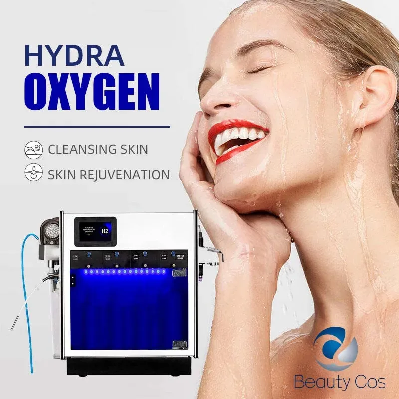 2025 Microdermoabrasione Dispositivo per il ringiovanimento della pelle Ossigeno H2O2 Piccole bolle Trattamento punti neri Pulizia profonda per l'acne