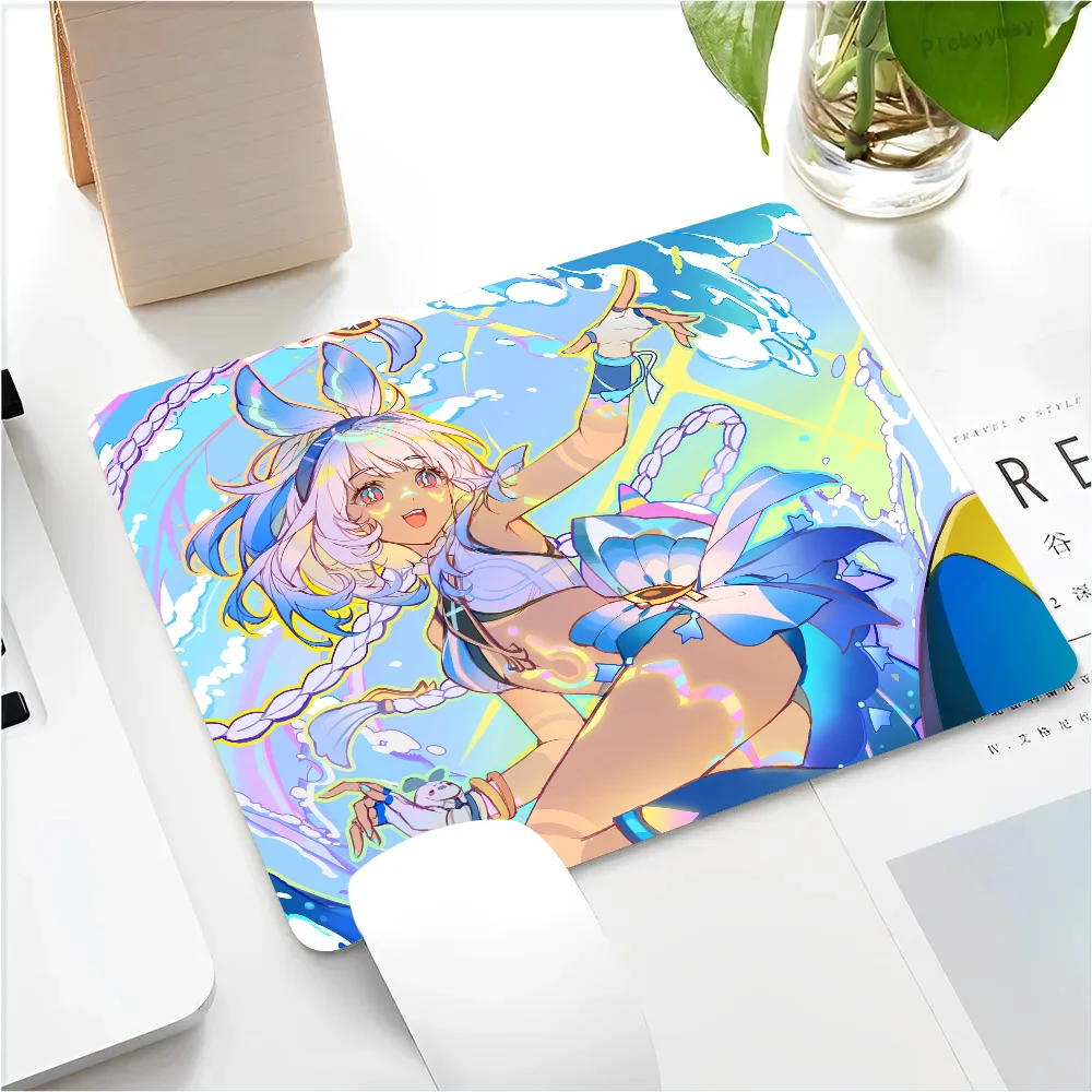 Mualani Genshin Impact Mousepad Small LockEdge Mouse Pad For Gamers Computer Desk Pad Anti-slip Rubber