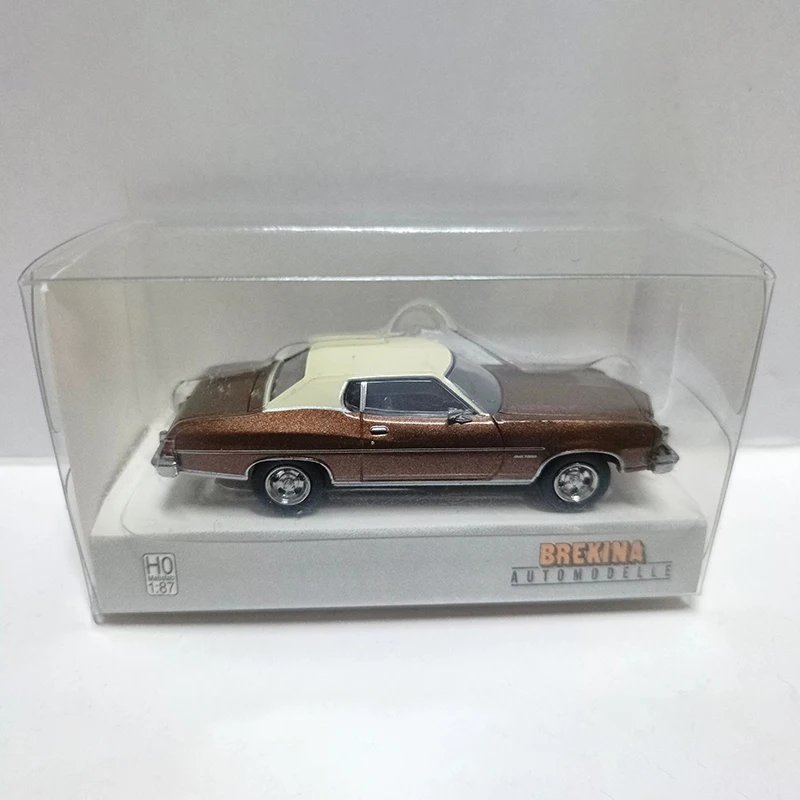 بريكينا HO مقياس 1: 87 البلاستيك جران تورينو كوبيه سيارة رياضية نموذج الكلاسيكية الكبار هدية تذكارية عرض ثابت