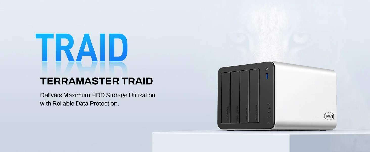 TERRAMASTER F4-425 Plus 4-Bay NAS Storage N150 / N95 Quad-Core CPU