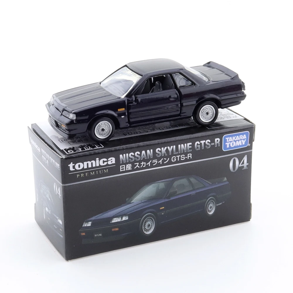 Takara Tomy Tomica Premium 04 Nissan Skyline GTS-R 1:62 Car Model Replica Series Children Christmas Gifts Boy Toys