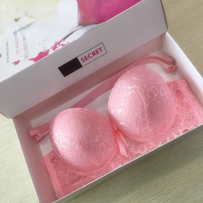 Female underwear Small Bra Without Steel Ring, Thickened Underwear Sexy bra Extra Thick 12cm Bra Side Breast