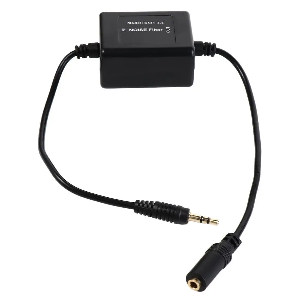 

Audio Noise Filter Noise Eliminate Home Stereo Audio System Noise Isolator Ground Loop Headphone Mini Jack 3.5mm Audio Isolator