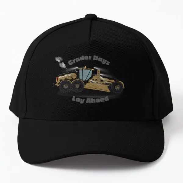 

Grader Days Lay Ahead Road Crew Scrapin Baseball Cap Hat Fish Hip Hop Spring Outdoor Printed Women Boys Sun Bonnet Snapback