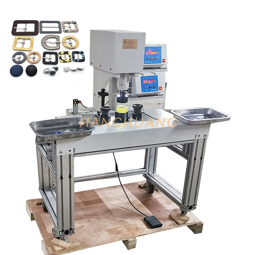 Automatic High-efficiency Electric Buttoning Machine Computer Servo Belt Buckle Belt Buckle Cloth Buttoning Machine