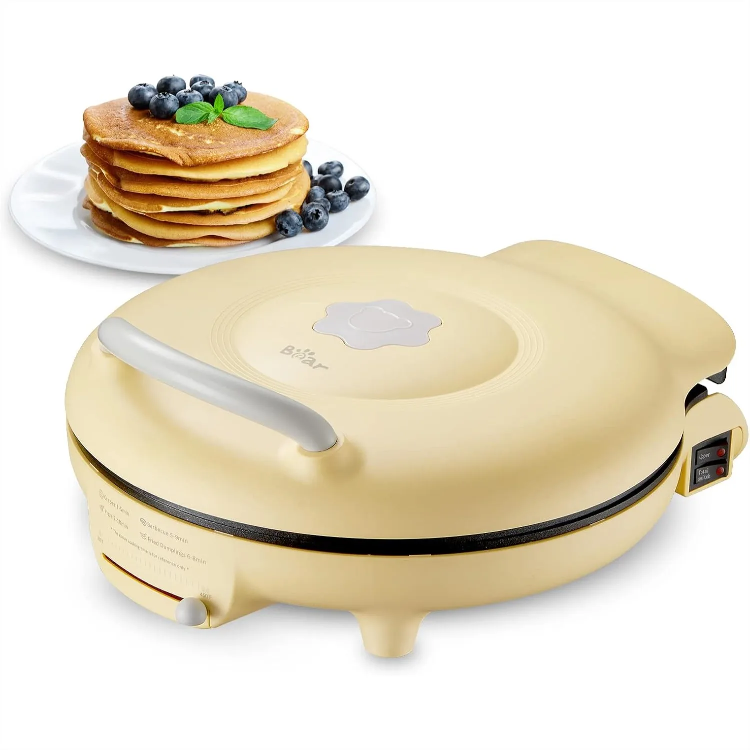 

1500W Electric Smokeless Indoor Grill, 6-in-1 Griddle with Adjustable Temp, Nonstick Pan for Breakfast, Lunch, Dinner