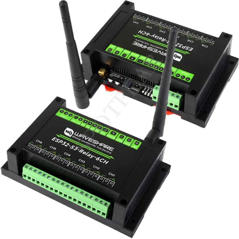 Imagem -06 - Relé Industrial Esp32-s3 6-channel Iot Wifi Bluetooth Rs485 Onboard Iot Hat Circuitos de Proteção Embutidos