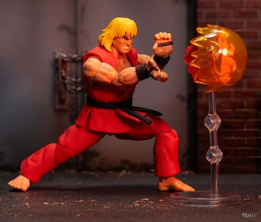 

【MT】Original Jada Toys Ultra Street Fighter Ken Masters 1/12 Anime Figures