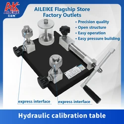 Desktop Pressure Calibration table Hydraulic Calibrator Pressure Gauge Verification Device Pressure Source Test Pump