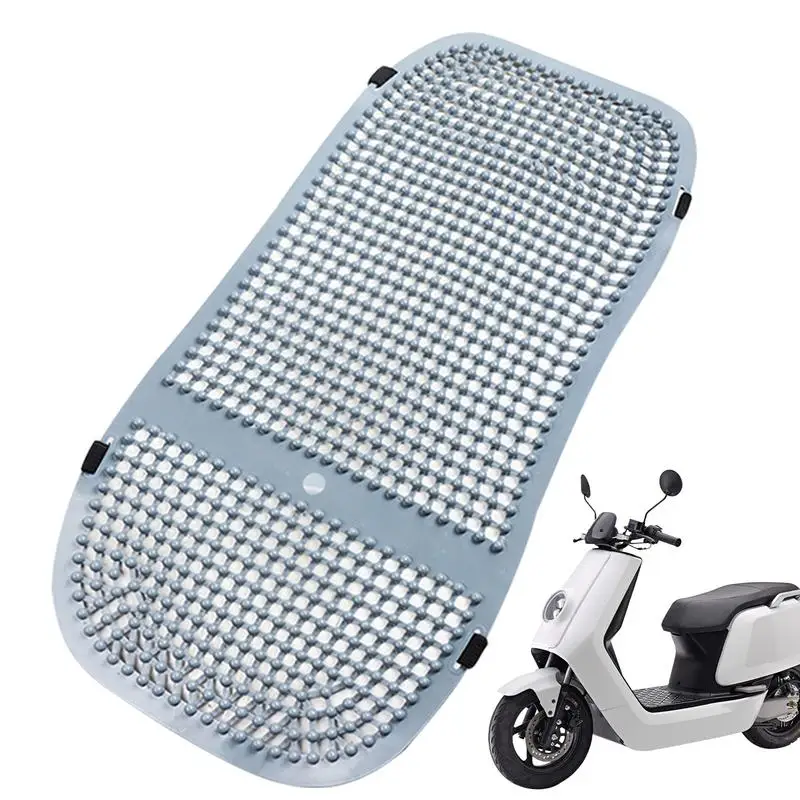 Motorcycle Seat Cushion Shock Absorption & Breathable Motorbike Seat Pad Anti-Slip Cover Grid Protection Seat Motorbike Pillow