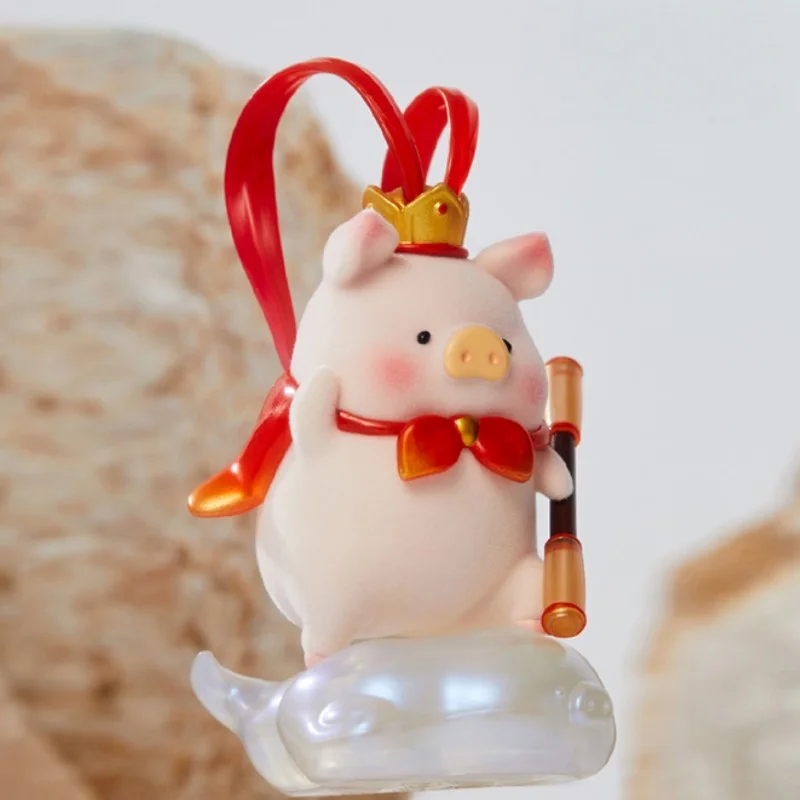 Novo original lulu a piggy viagem no oeste série caixa cega bonito anime figura modelo crianças brinquedos menina surpresas de aniversário presentes