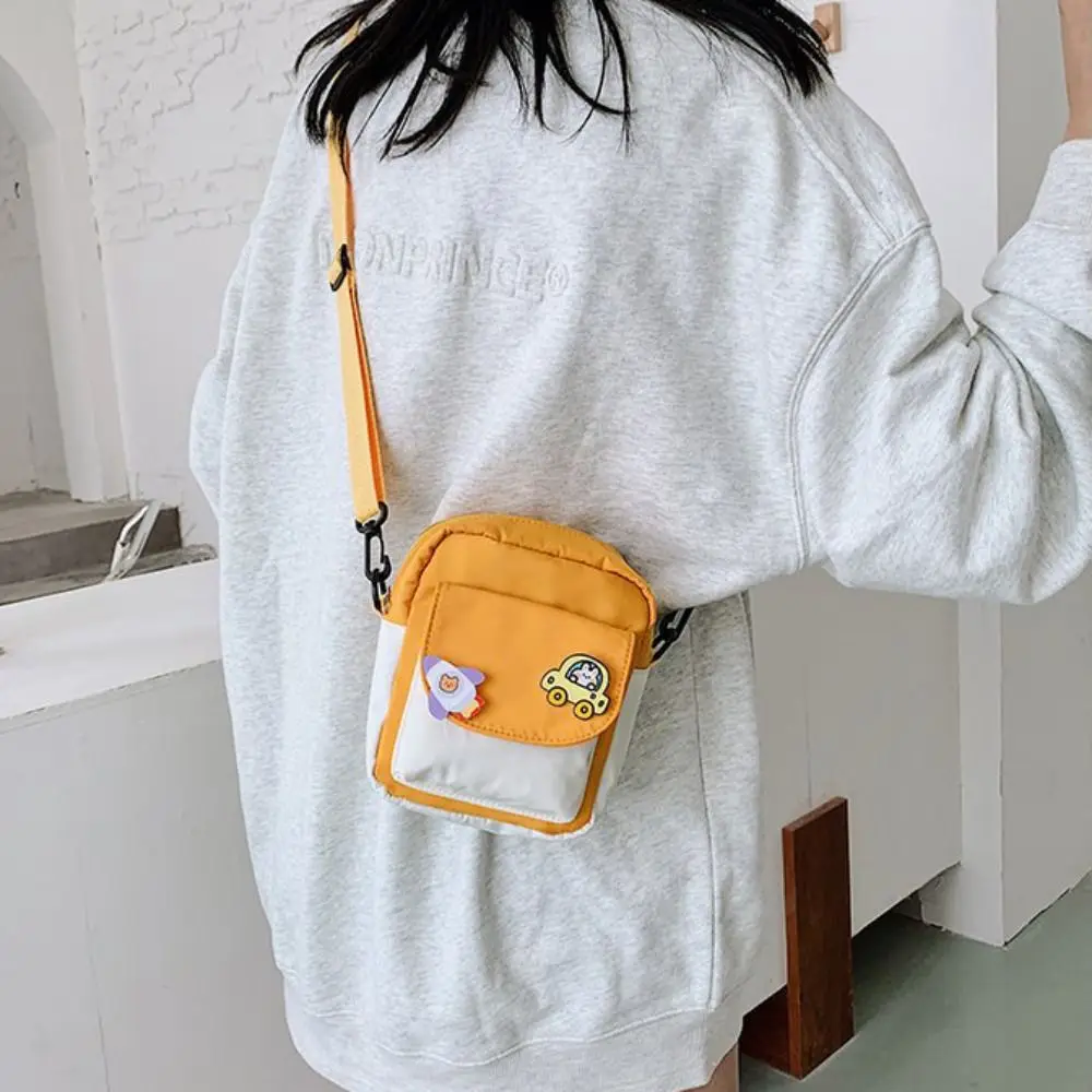 Girls Crossbody Purse Cute Crossbody Bag Nylon Little Purses Mini Shoulder Bags Wallets for Girls