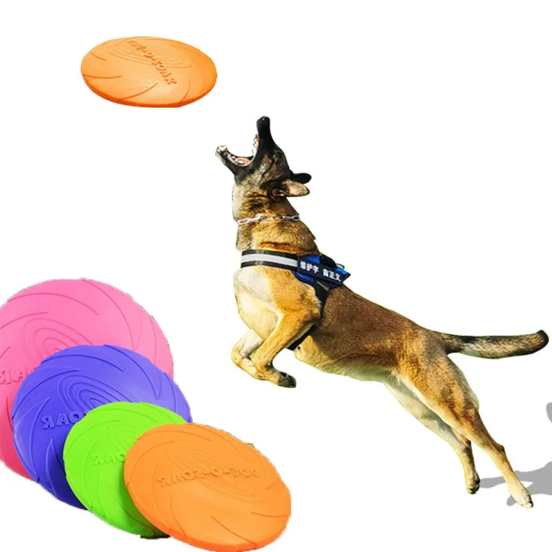 

Manufacturers Wholesale Pet Dog Training Interactive Toys Natural Rubber Non-toxic Disc Toys Bite-resistant Chewing Toys