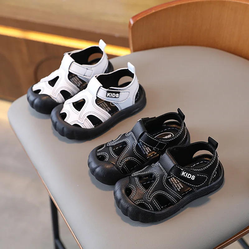 

New Girl Shoes Fashion Comfort Versatile Kid Sandals Summer Soft Soled Anti Slip Boy Shoes Concise Flat Beach Trend Kids Shoe