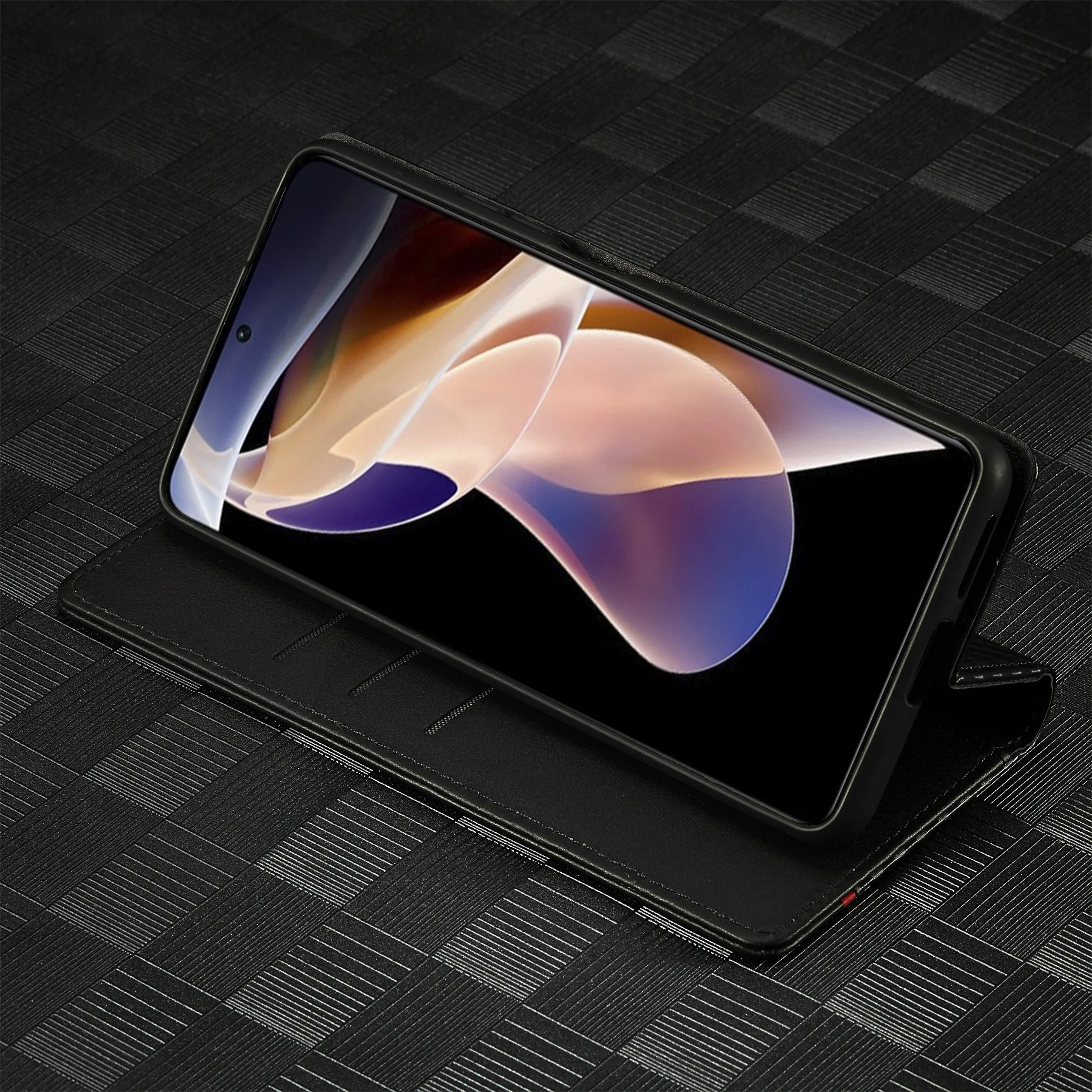 Carbon Fiber Leather Case for Xiaomi 11T 11 Lite 5G Mi Poco X4 Pro X3 NFC Flip Cover for Redmi Note 11S 11 Pro Card Slots Wallet