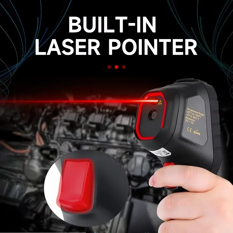 Imagem -04 - A-bf Rx300 Rx-350 Câmera Térmica Infravermelha Resolução 120x90 Detecção Thermal Imager Pcb Circulta Ferramentas de Teste Industrial
