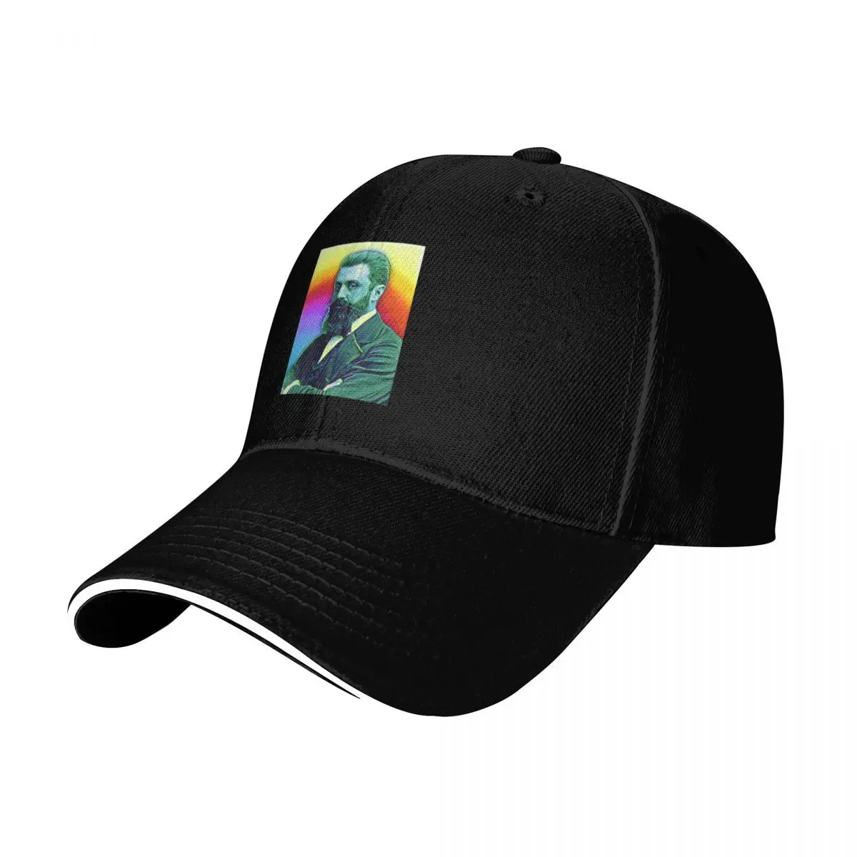Theodor Herzl Artwork Theodor Herzl Portrait Theodor Herzl Wall Art Baseball Cap Men Women Casual Summer Sport Sun Cap