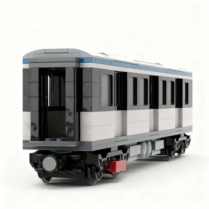 464 Pezzi MOC Metropolitana di Sydney, Modellino di Treno Urbano, Blocchi da Costruzione, Giocattoli Architettonici, Idea Regalo Educativo per Natale, Mattoncini per Bambini