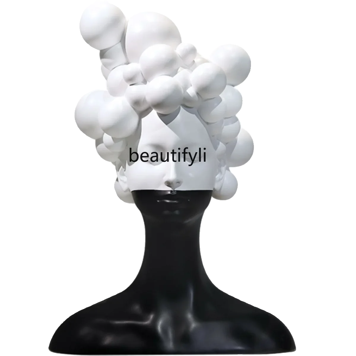 

53Light luxury abstract figure sculpture hotel lobby floor decoration living room art installation