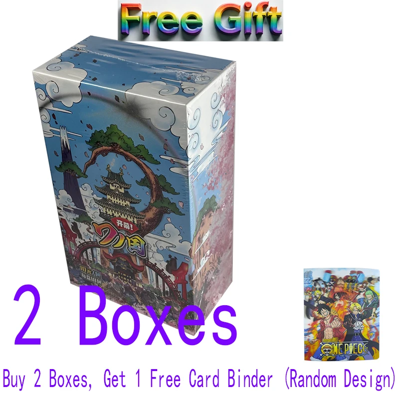 One Piece Trading Card Ruler of The New World Luffy Zoro Nami Anime Character Collectible Card Set Gift for Fans