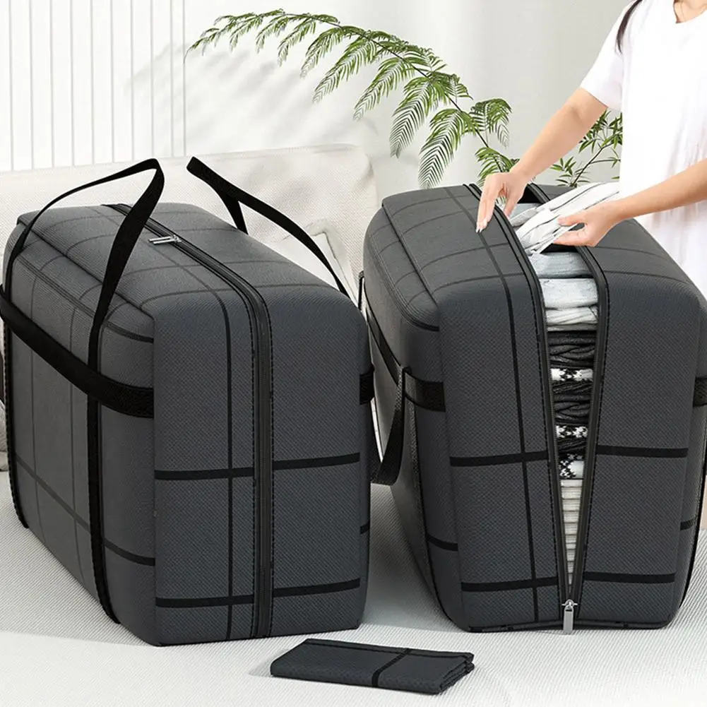 

Large Capacity and Super Load-bearing Black Composite Material Storage Bag, Dustproof and Moisture-proof Travel Bag