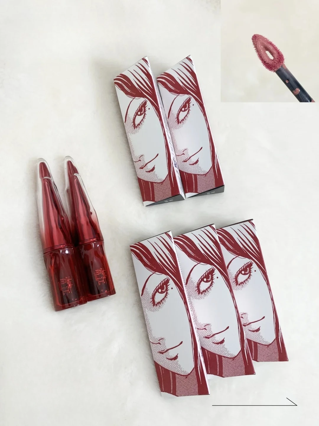 Little Ondine 3D Blush Palette Illumina il viso Trucco naturale Smalto per labbra