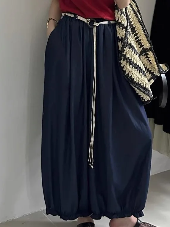 Koreanische Sle Vielseitige Casual Hosen frauen Hohe Taille Breite Bein Elastische Taille Design Frühling Sommer Neue Sle Floral Print