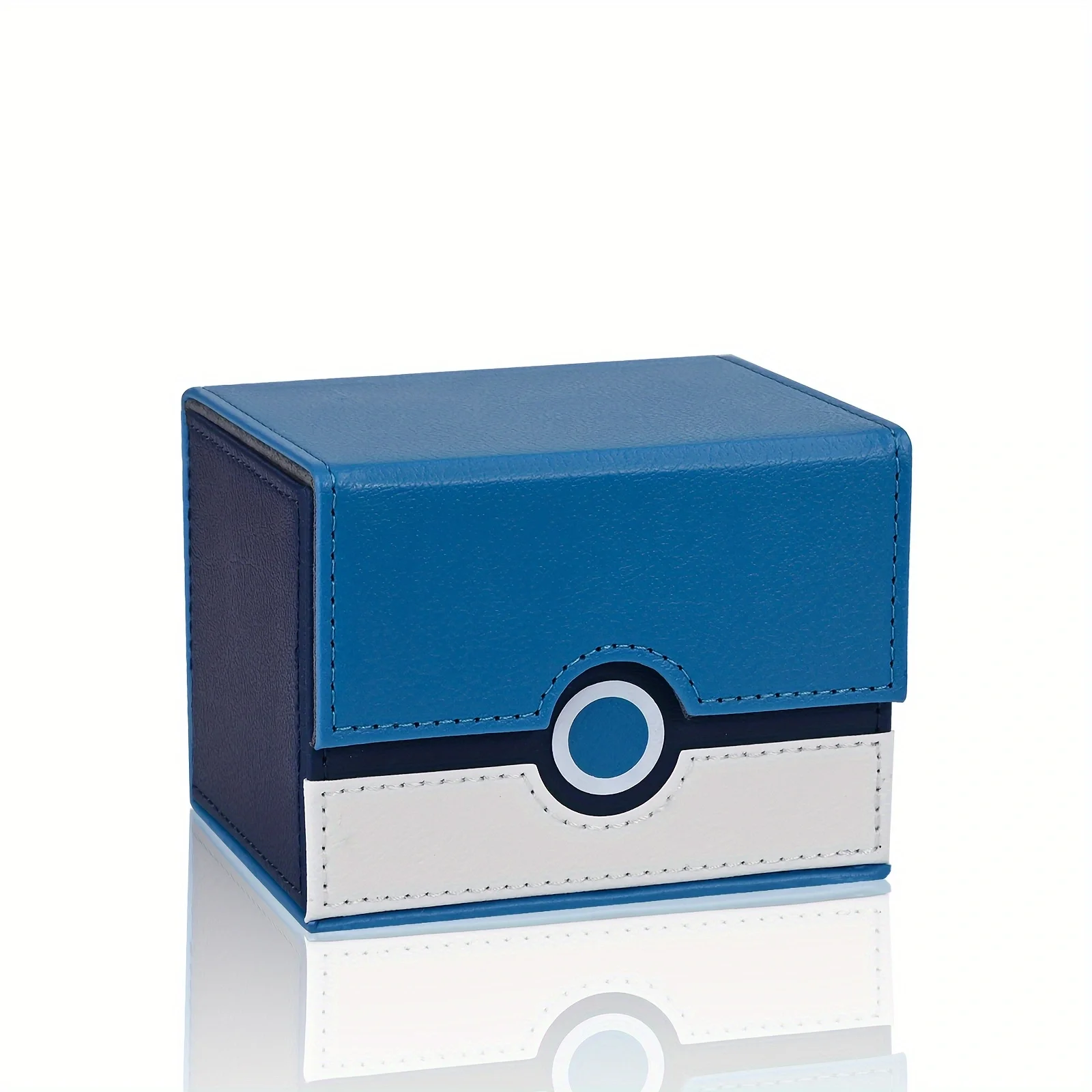 

Card Deck Box, Holds 120+ Single Sleeved Cards, PU Faux Leather, Strong Magnetic Closure, Suitable For TCG/CCG Card Deck