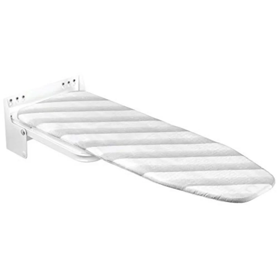 

Wall Mounted Ironing Board, Easy Installation and Storage, Folding, White RAL 9016