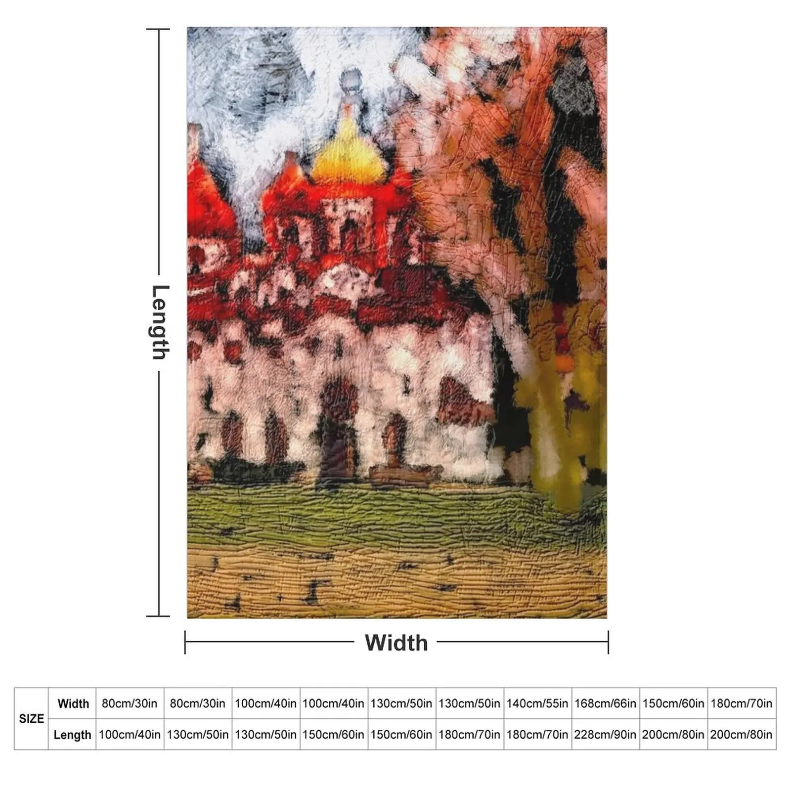Colorful Abstract Cathedral Art Throw Blanket Bed covers Decorative Sofas Sleeping Bag Bed for winter Tourist Blankets