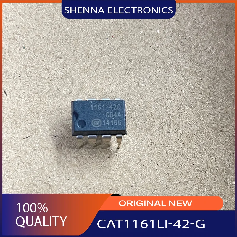 4PCS/Lot  markup code CAT1161LI-42-G  Supplier Package  DIP-8  Serial EEPROM memory 64KX8, Serial, CMOS