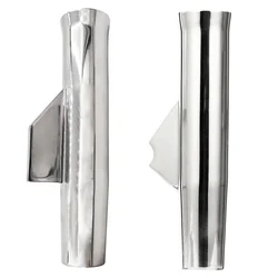 ISURE MARINE Stainless Steel Fishing Rod Holder Fish Tail Fishing Rod Seat With Trapezoidal Fishing Rod Seat Boat Accessories