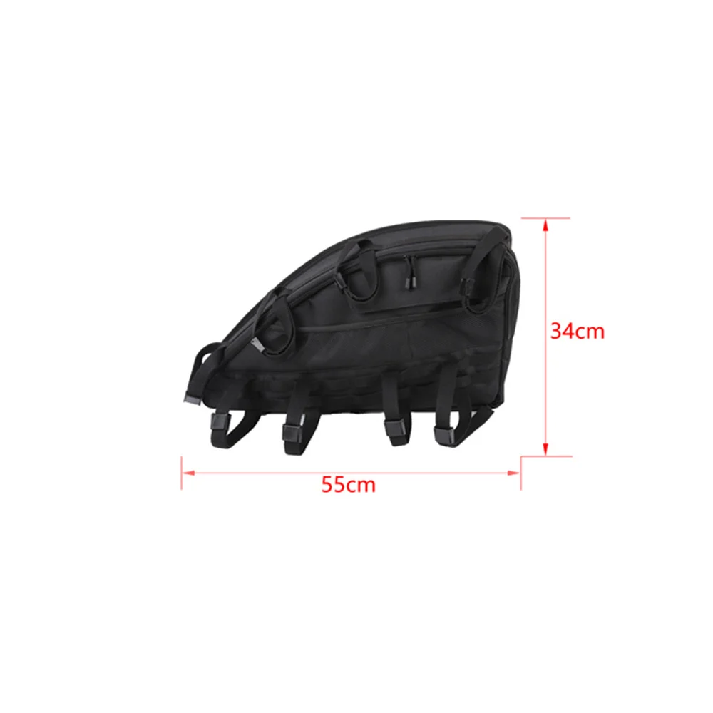ABS/Oxford Cloth Black Rear Trunk Left /Right Side Storage Bag Pockets Organizer for Ford Bronco 4-Door 2021-2024 Car Accessorie