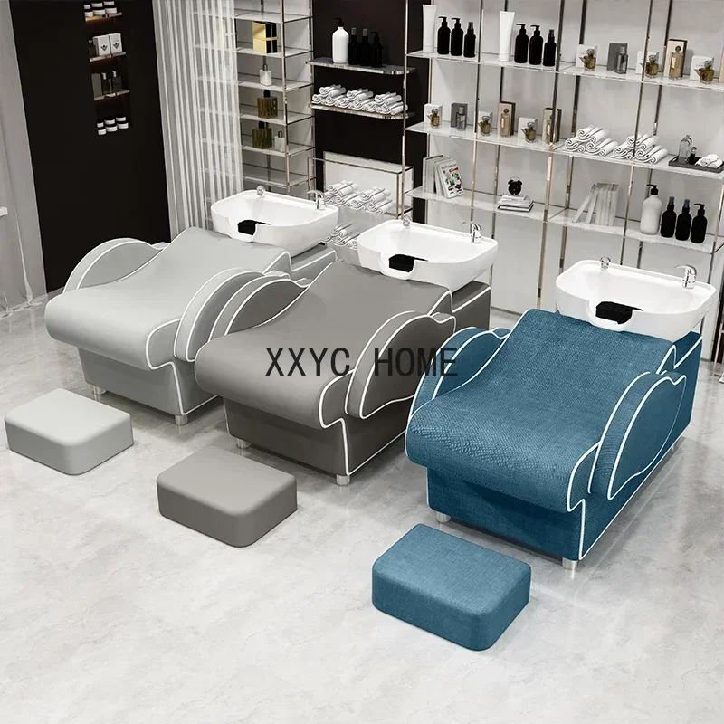 TAO Simples  Shampoo Chair Reclining Professional Sink Stylist Hairwash Bed Head Spa Cama De Champu  Equipment Furniture