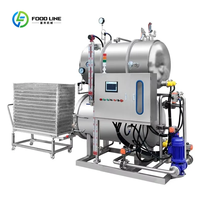 Customized High Capacity Double Layer Horizontal Retort Sterilization Autoclave for High-Output Food Processing Lines