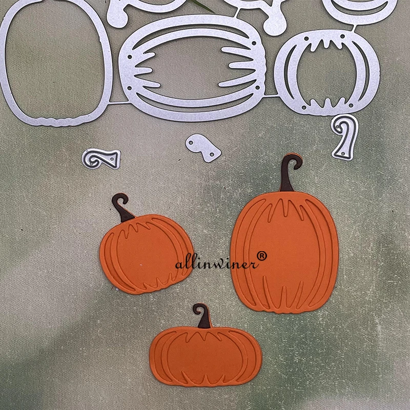 Halloween dynia metalu wykrojniki szablony Die Cut dla DIY Scrapbooking papierowa karta albumu tłoczenie